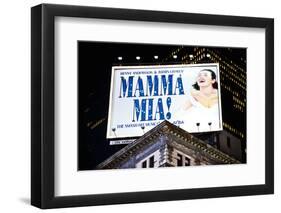 Advertising - Mamma Mia - Times square - Manhattan - New York City - United States-Philippe Hugonnard-Framed Photographic Print