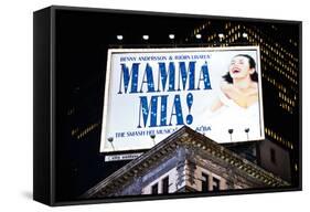 Advertising - Mamma Mia - Times square - Manhattan - New York City - United States-Philippe Hugonnard-Framed Stretched Canvas