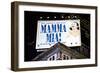 Advertising - Mamma Mia - Times square - Manhattan - New York City - United States-Philippe Hugonnard-Framed Photographic Print