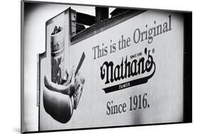 Advertising - Nathan's - Coney Island - United States-Philippe Hugonnard-Mounted Photographic Print
