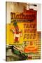 Advertising - Nathan's - Coney Island - United States-Philippe Hugonnard-Stretched Canvas