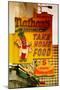 Advertising - Nathan's - Coney Island - United States-Philippe Hugonnard-Mounted Photographic Print