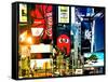 Advertising on Times Square, Manhattan, New York City, United States, Art Colors-Philippe Hugonnard-Framed Stretched Canvas