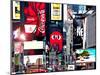 Advertising on Times Square, Manhattan, New York City, United States-Philippe Hugonnard-Mounted Premium Photographic Print