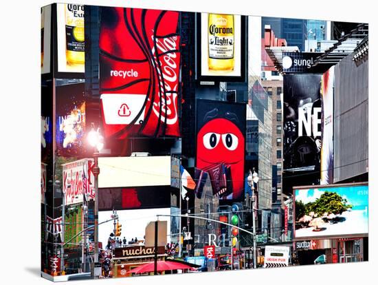 Advertising on Times Square, Manhattan, New York City, United States-Philippe Hugonnard-Stretched Canvas