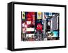 Advertising on Times Square, Manhattan, New York City, US, White Frame, Full Size Photography-Philippe Hugonnard-Framed Stretched Canvas