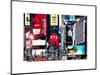 Advertising on Times Square, Manhattan, New York City, US, White Frame, Full Size Photography-Philippe Hugonnard-Mounted Art Print