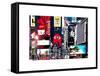 Advertising on Times Square, Manhattan, New York City, US, White Frame, Full Size Photography-Philippe Hugonnard-Framed Stretched Canvas