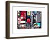 Advertising on Times Square, Manhattan, New York City, US, White Frame, Full Size Photography-Philippe Hugonnard-Framed Art Print