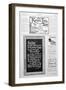 Advertising Page from the King Magazine, 14th December 1901-null-Framed Giclee Print