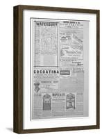 Advertising Page from the Yuletide, Christmas Annual, 1887-null-Framed Giclee Print