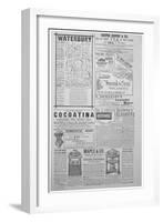 Advertising Page from the Yuletide, Christmas Annual, 1887-null-Framed Giclee Print