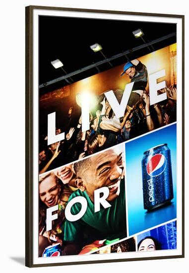 Advertising - Pepsi - Times square - Manhattan - New York City - United States-Philippe Hugonnard-Framed Premium Photographic Print