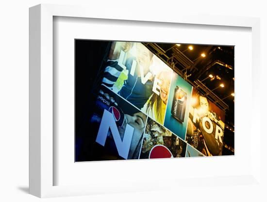 Advertising - Pepsi - Times square - Manhattan - New York City - United States-Philippe Hugonnard-Framed Photographic Print