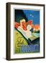 Advertising Poster "Estate Nelle Dolomiti"-null-Framed Giclee Print