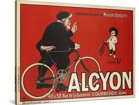 Advertising Poster for Alcyon Bicycles-null-Stretched Canvas