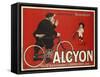 Advertising Poster for Alcyon Bicycles-null-Framed Stretched Canvas
