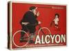 Advertising Poster for Alcyon Bicycles-null-Stretched Canvas