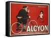 Advertising Poster for Alcyon Bicycles-null-Framed Stretched Canvas