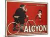 Advertising Poster for Alcyon Bicycles-null-Mounted Giclee Print
