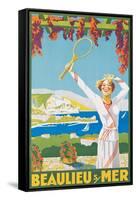 Advertising Poster for Beaulieu-Sur-Mer, 1925-Victor Charreton-Framed Stretched Canvas