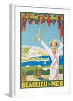 Advertising Poster for Beaulieu-Sur-Mer, 1925-Victor Charreton-Framed Giclee Print