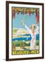 Advertising Poster for Beaulieu-Sur-Mer, 1925-Victor Charreton-Framed Giclee Print