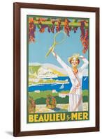 Advertising Poster for Beaulieu-Sur-Mer, 1925-Victor Charreton-Framed Giclee Print