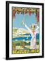 Advertising Poster for Beaulieu-Sur-Mer, 1925-Victor Charreton-Framed Giclee Print