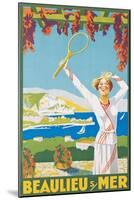 Advertising Poster for Beaulieu-Sur-Mer, 1925-Victor Charreton-Mounted Giclee Print