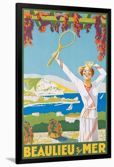 Advertising Poster for Beaulieu-Sur-Mer, 1925-Victor Charreton-Framed Giclee Print