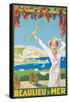 Advertising Poster for Beaulieu-Sur-Mer, 1925-Victor Charreton-Framed Stretched Canvas