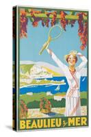 Advertising Poster for Beaulieu-Sur-Mer, C.1925-null-Stretched Canvas