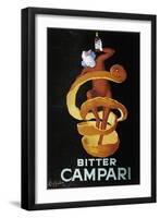 Advertising Poster for Bitter Campari-Leonetto Cappiello-Framed Art Print