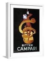 Advertising Poster for Bitter Campari-Leonetto Cappiello-Framed Art Print