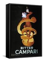 Advertising Poster for Bitter Campari-Leonetto Cappiello-Framed Stretched Canvas