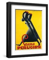 Advertising Poster for "Cacao Perugina"-null-Framed Premium Giclee Print