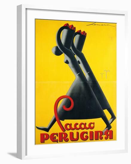 Advertising Poster for "Cacao Perugina"-null-Framed Giclee Print