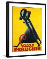 Advertising Poster for "Cacao Perugina"-null-Framed Giclee Print