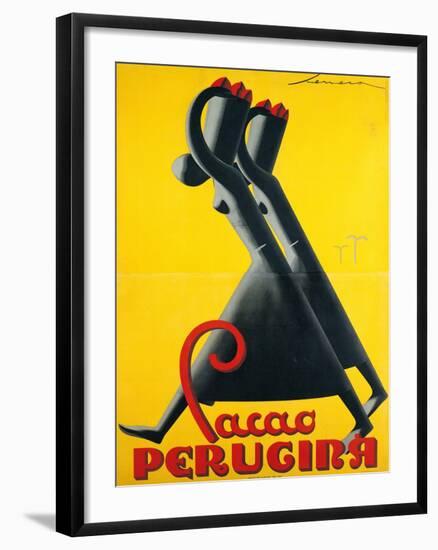 Advertising Poster for "Cacao Perugina"-null-Framed Giclee Print