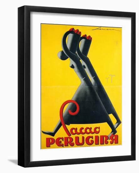 Advertising Poster for "Cacao Perugina"-null-Framed Giclee Print