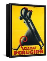 Advertising Poster for "Cacao Perugina"-null-Framed Stretched Canvas