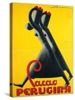Advertising Poster for "Cacao Perugina"-null-Stretched Canvas