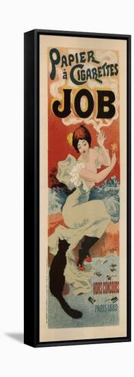 Advertising poster for Cigarette Covers made out of paper. 1894-Henri Georges Meunier-Framed Stretched Canvas