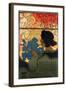 Advertising Poster for Cloisonne Glass, with a Nativity Scene, 1899-Adolfo Hohenstein-Framed Giclee Print