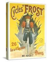 Advertising Poster for Frost Bicycles-Clouet-Stretched Canvas