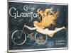 Advertising Poster for Gladiator Bicycles-null-Mounted Giclee Print