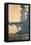 Advertising Poster for "Grand Hotel Clementi" (S. Caterina - Alta Valtellina)-null-Framed Stretched Canvas