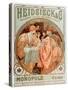 Advertising Poster for Heidsieck Champagne Company (Lithography, 1901)-Alphonse Marie Mucha-Stretched Canvas
