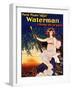 Advertising Poster for “Ideal Waterman Fountain Holder, the Weapon of Peace”” (A Woman Holding the-French School-Framed Giclee Print